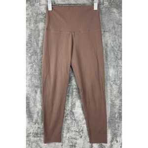 TNA Aritzia Leggings Womens XXS Brown Stretch Casual Athleisure Activewear Pants